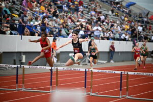 Morgantown and Huntington finish Quad A boys co-champions; C-B’s Maggie Lemley wins the school’s first title in five years at 2026 State Track and Field meet